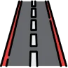 road with markings icon